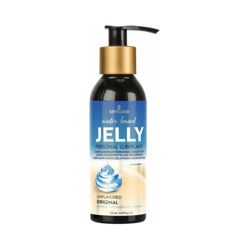 Sensuva Jelly Water-Based Personal Lubricant 4 oz