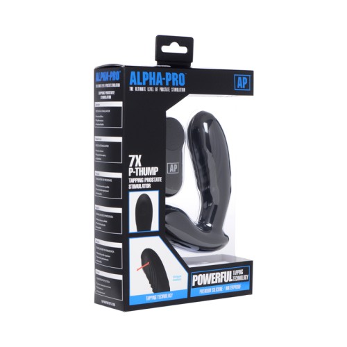 Alpha-Pro P-Thump Tapping Prostate Vibe with Remote Control