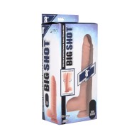 Dildo de Silicona Giratorio de 8 in. con Testículos