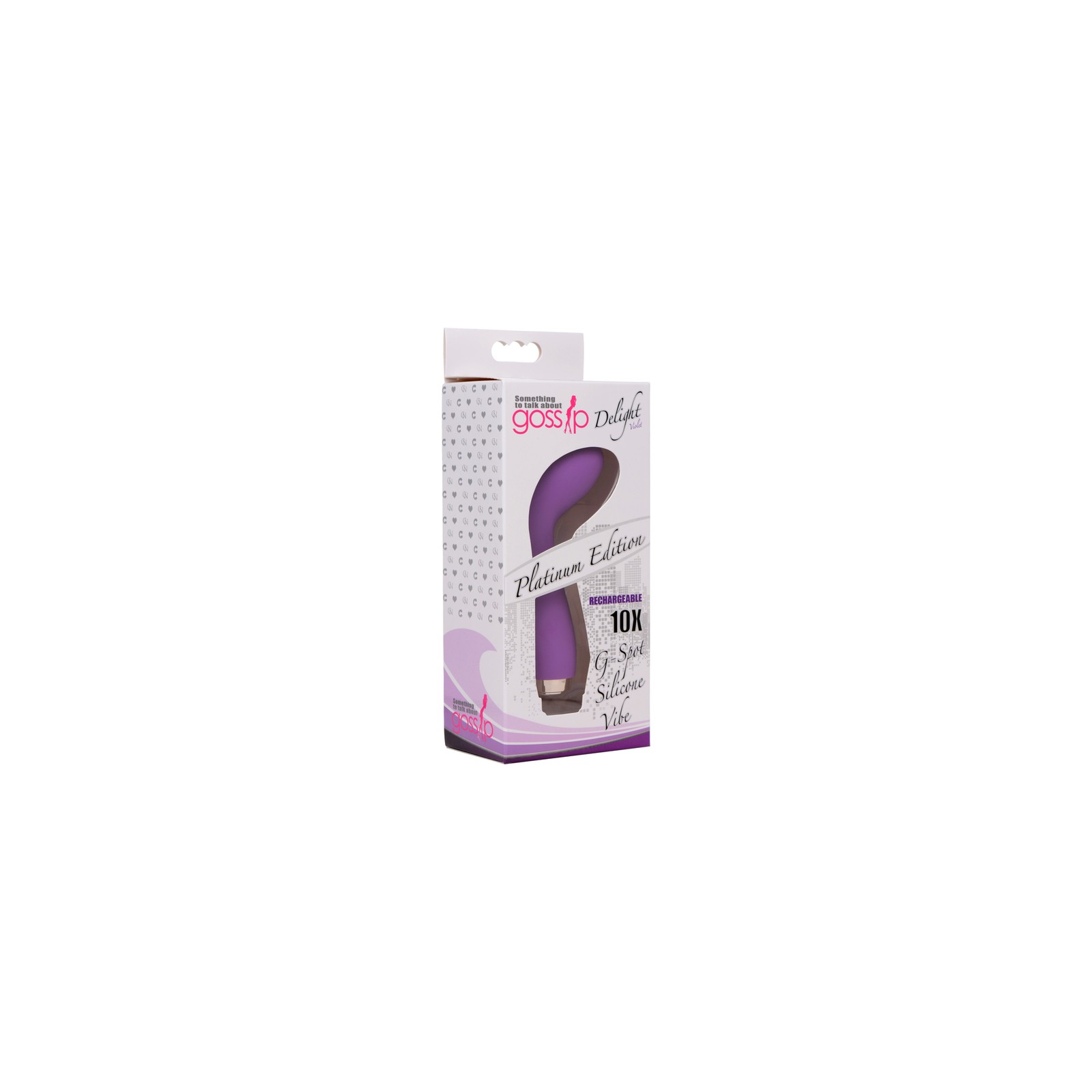 Gossip 10X Delight G-Spot Silicone Vibe Violet