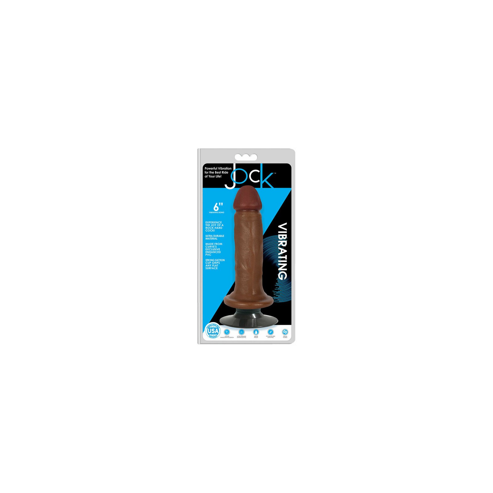 JOCK 6 inch Vibrating Dildo for Intense Pleasure