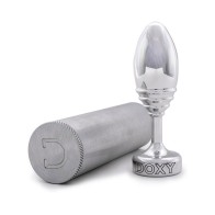 Doxy Ribbed Metal Butt Plug for Sensual Pleasure