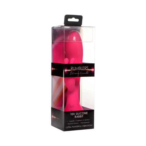 Vibrador Conejito de Silicona Rumblers 10X