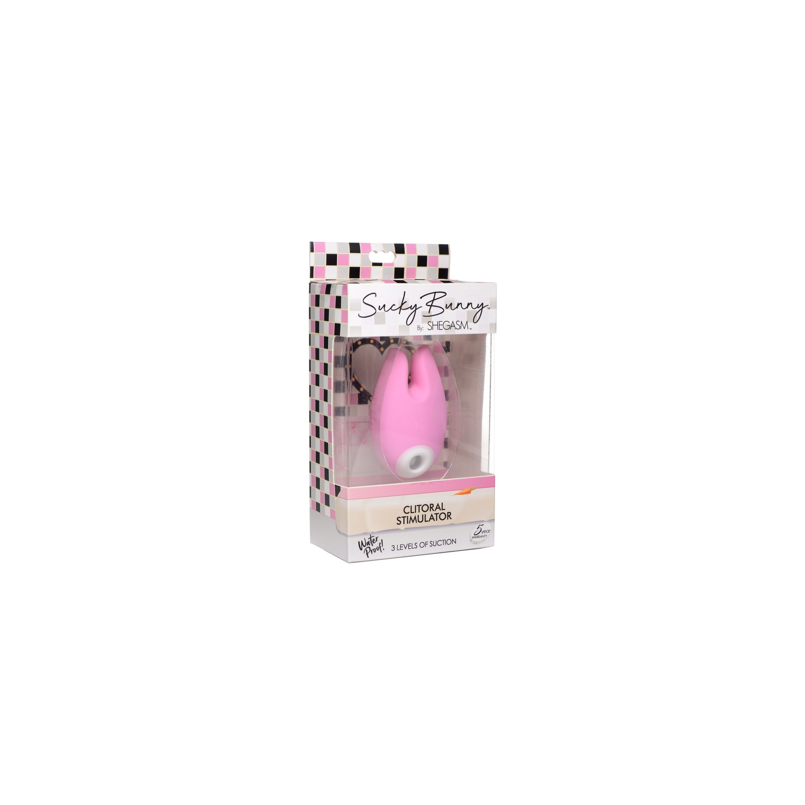 Shegasm Sucky Bunny Clitoral Stimulator Pink