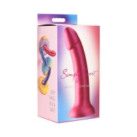 Dildo Metálico Simply Sweet de 7 Pulgadas - Placer Elegante