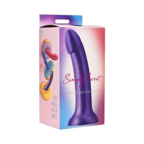 Dildo de Silicona Simply Sweet 7 in. para Placer Intenso