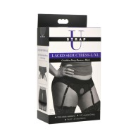 Strap U Laced Seductress Crotchless Panty Harness for Strap-On Fun