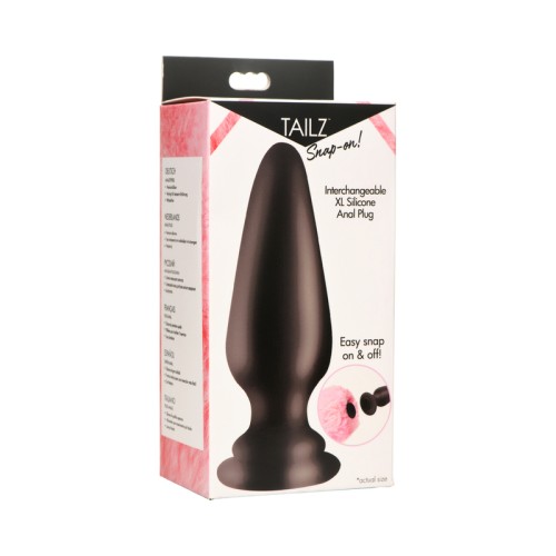 Plug Anal XL de Silicona Intercambiable Tailz