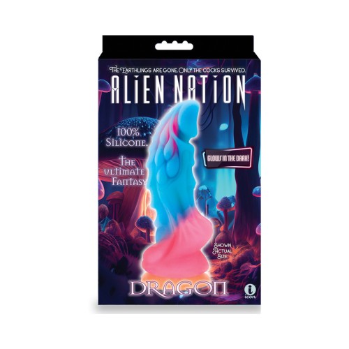 AlienNation Glow Dragon Silicone Dildo