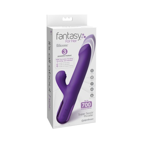 Fantasy For Her Super SoniX Thruster for Ultimate Pleasure