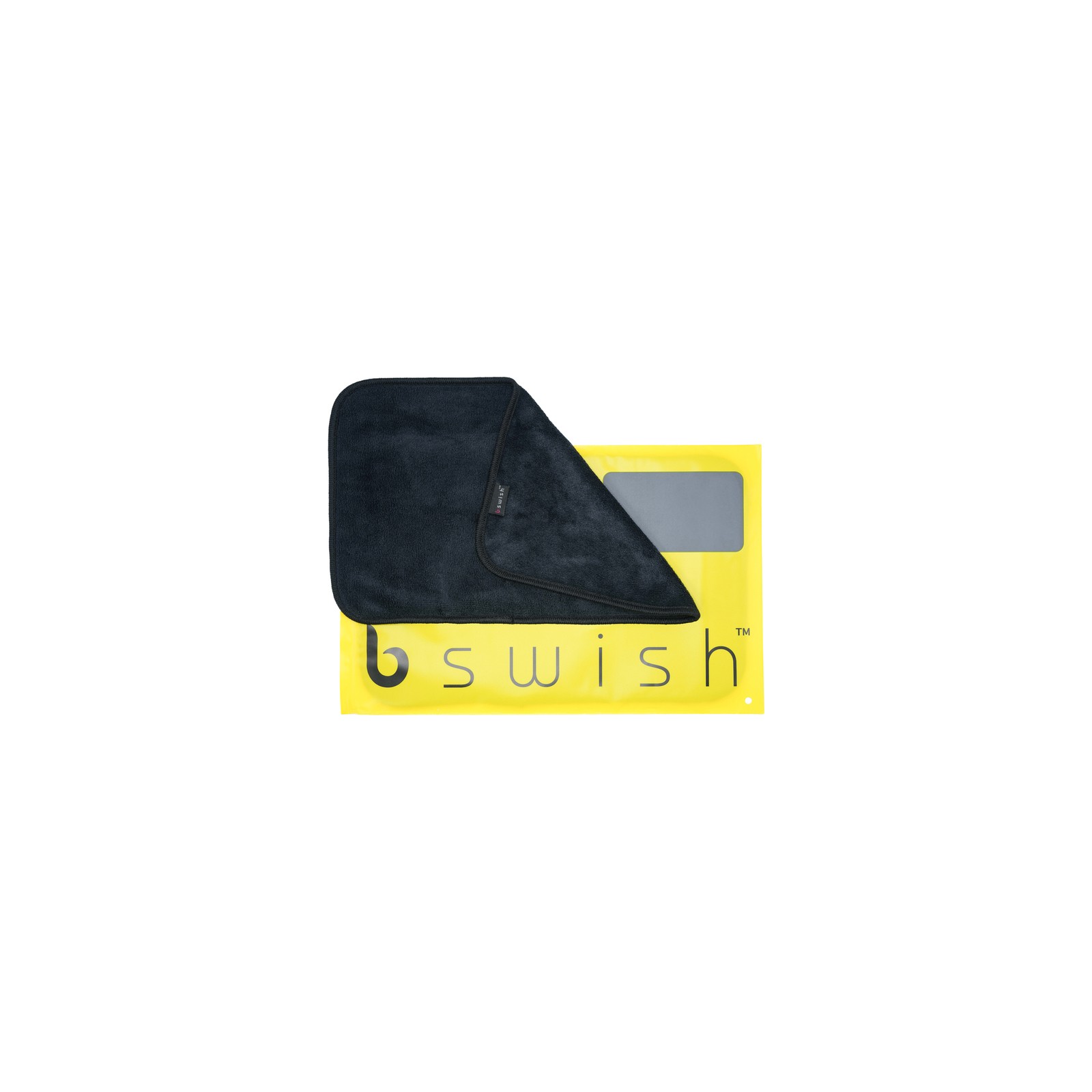 B Swish After-Sex Towel Black Microfiber