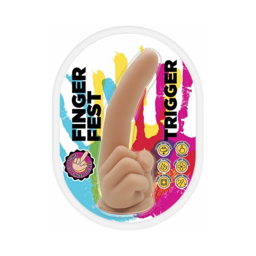 Finger Fest Trigger Dildo for unique fun