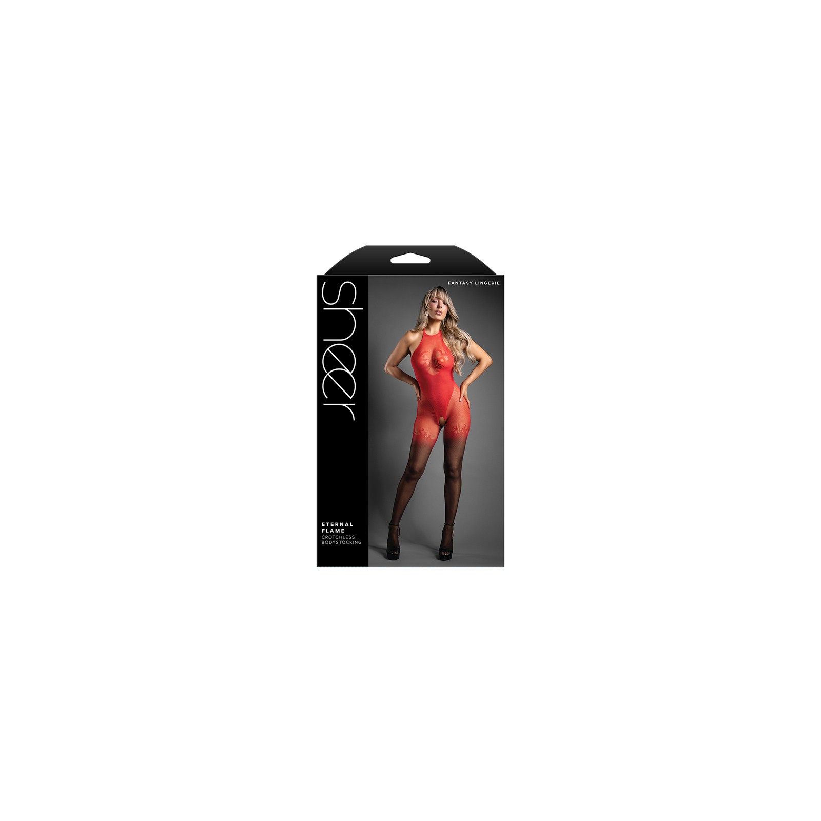 Eternal Flame Crotchless Ombré Bodystocking for All Sizes