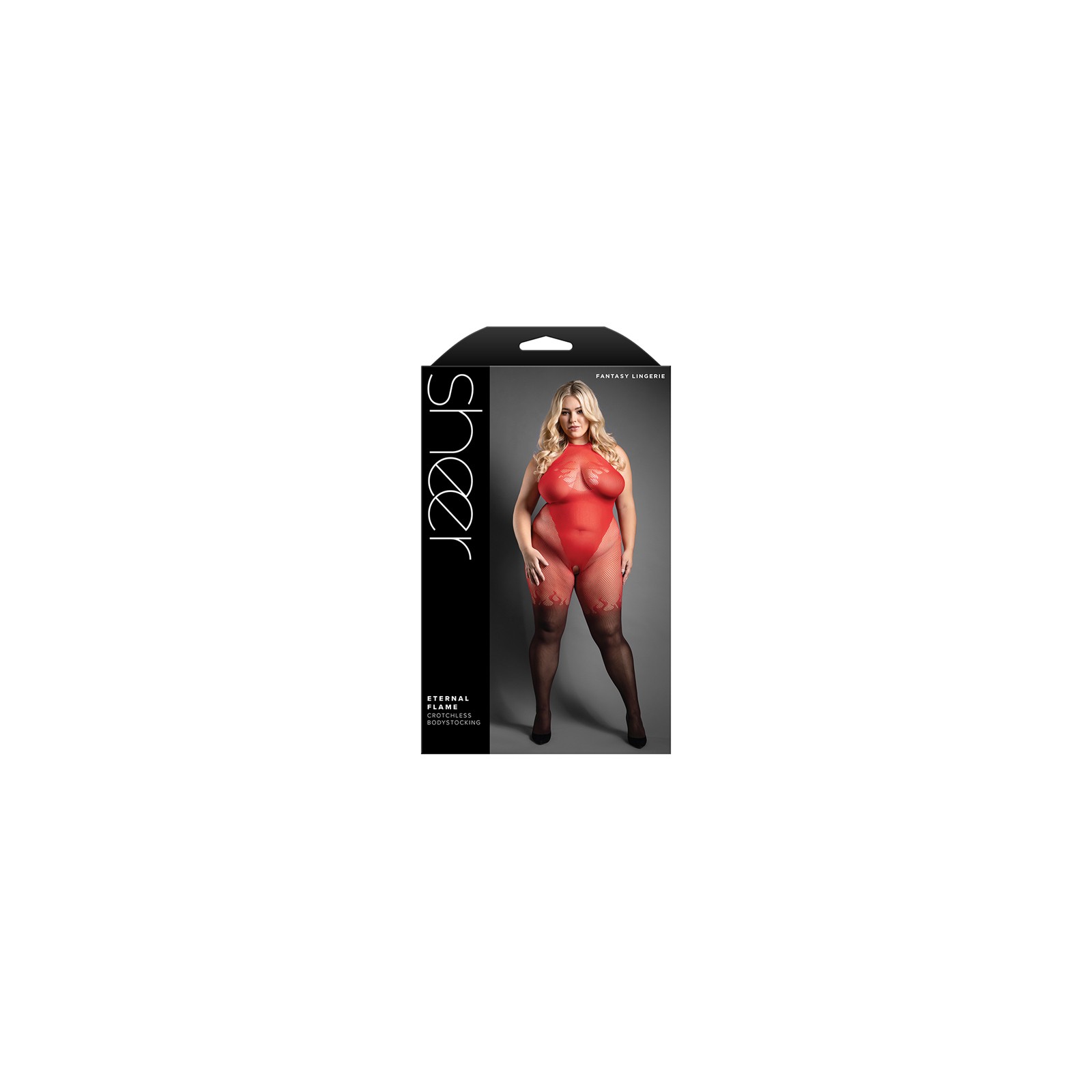 Eternal Flame Crotchless Ombré Bodystocking for Queen Size