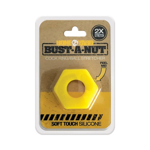 Anillo para el Pene Bust a Nut Amarillo de Boneyard