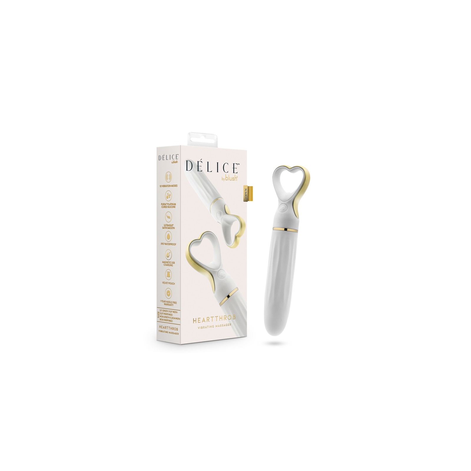 Delice Heartthrob Vibrator for Targeted Stimulation