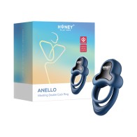 Anillo Doble Vibrante Controlado por App Honey Play Box - Placer Supremo