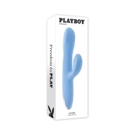 Blue Rechargeable Rabbit Vibrator for Pleasure