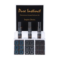 Pure Instinct Pheromone Perfume Oil Tester Display