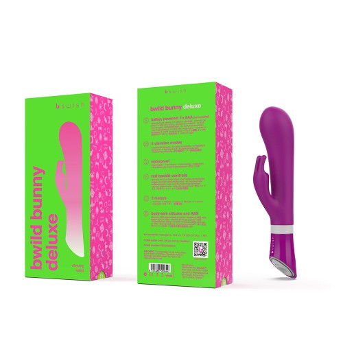 B Swish Bwild Deluxe Bunny Vibrator Raspberry