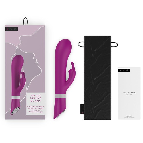 Vibrador B Swish Bwild Deluxe Bunny Frambuesa