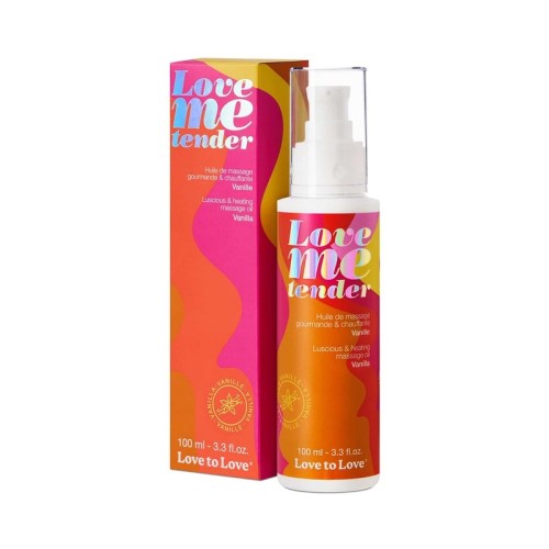 Love Me Tender Massage Oil Vanilla