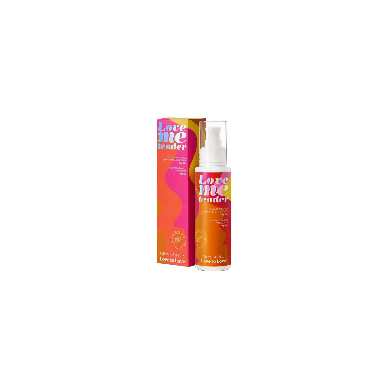 Love Me Tender Massage Oil Vanilla