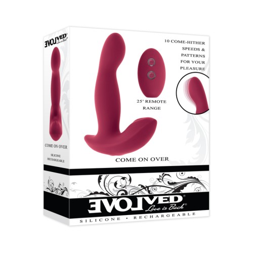 Vibrador Come-Hither Reacargable Burgundy