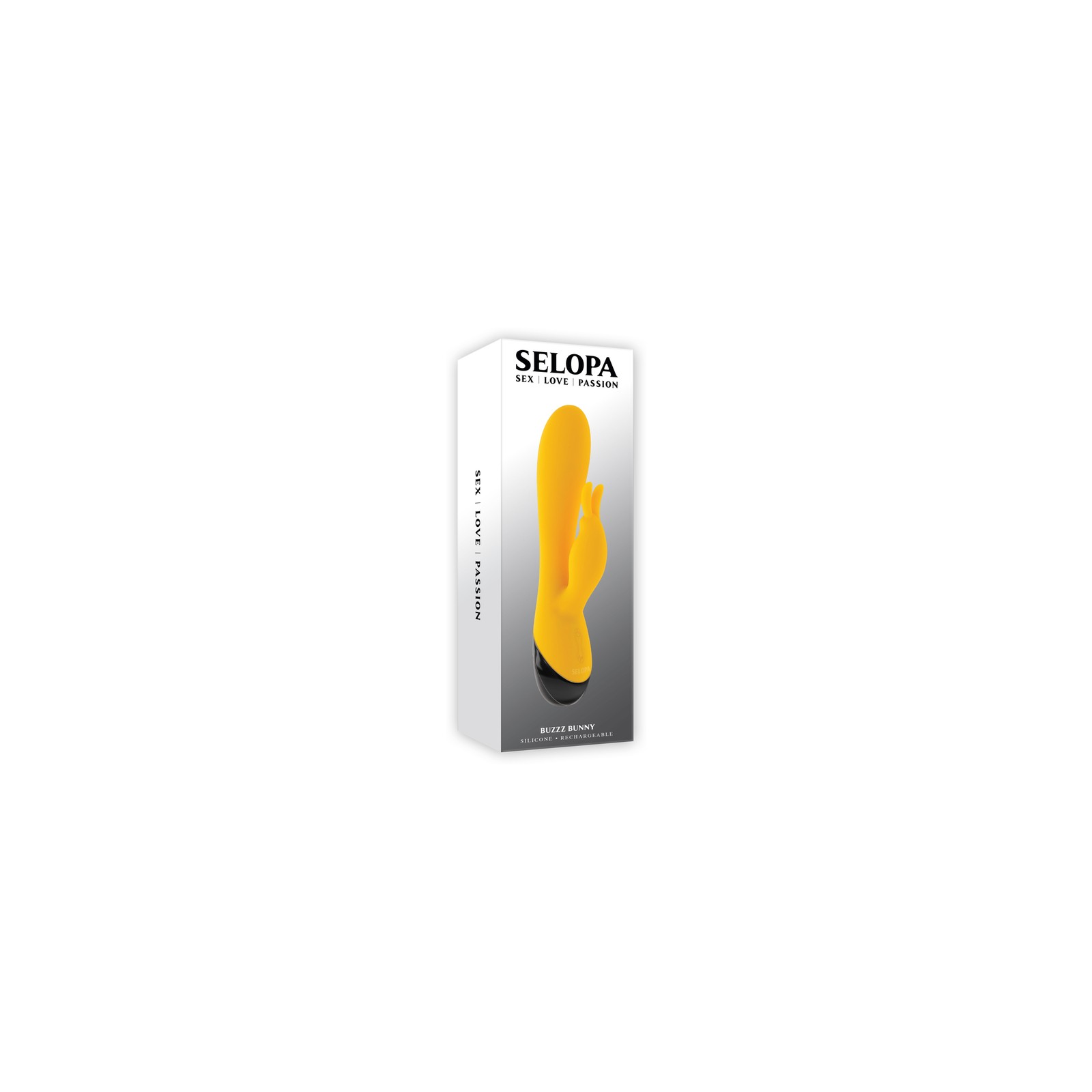 Vibrador Conejo Flexible Amarillo