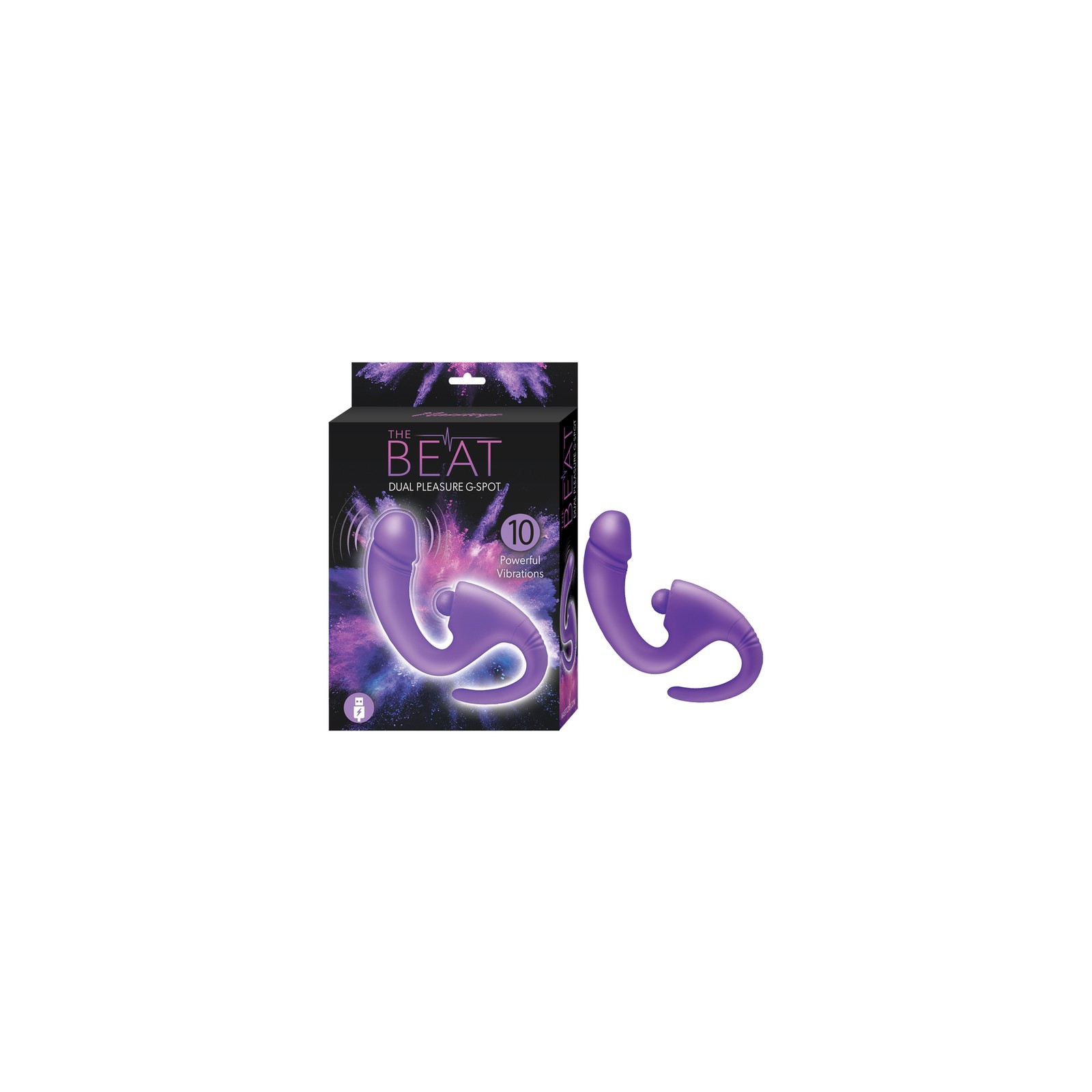 El Ritmo Doble Placer G-Spot Púrpura