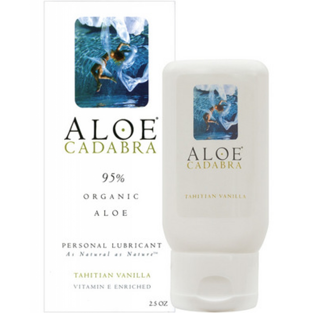 Aloe Cadabra Organic Lube Vanilla 2.5 oz