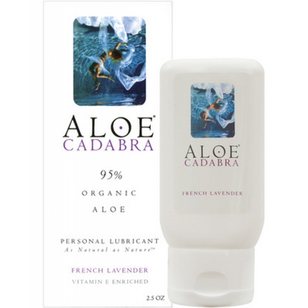 Aloe Cadabra Organic Lube Lavender 2.5 oz - Lubricants