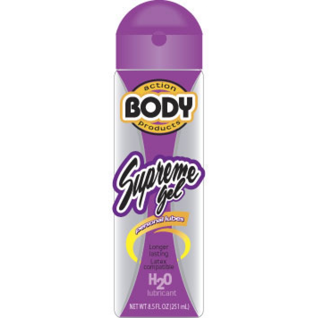 Body Action Supreme Gel Lube 4.8 oz - Lubricants
