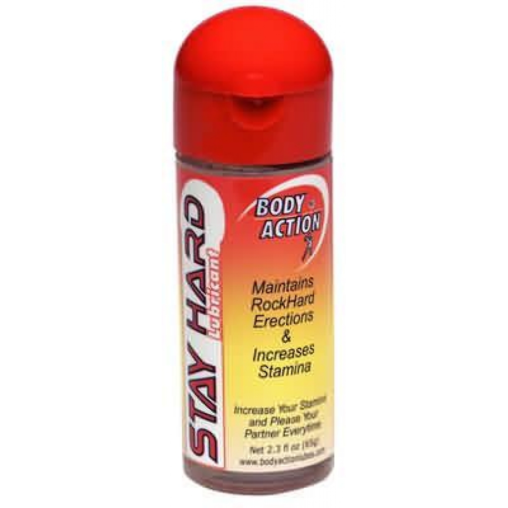 Body Action Stay Hard Lubricant 2.3oz - Lubricants