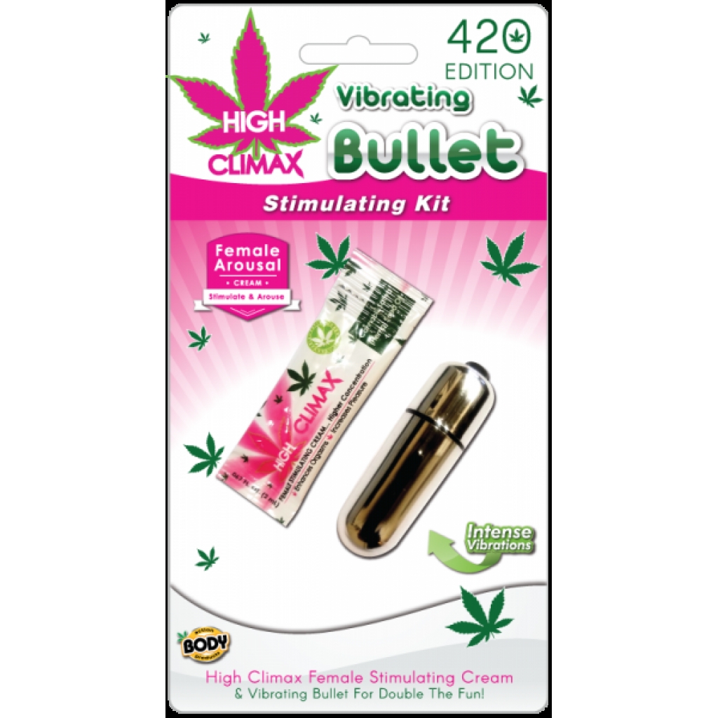 High Climax Vibrating Silver Bullet Stimulating Kit - Bullet Vibrators