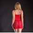 Naughty Girl Spaghetti String Dress Butt Poster Red O/s (net - Bodystockings, Pantyhose & Garters