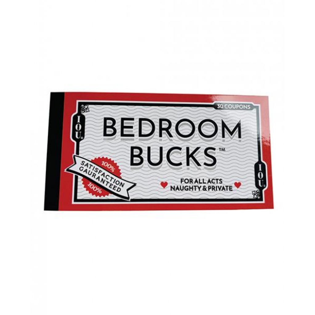 Bedroom Bucks 30 Coupon Book - Party Hot Games