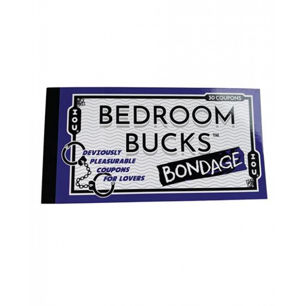 Bedroom Bondage Bucks 30 Coupon Book - Party Hot Games