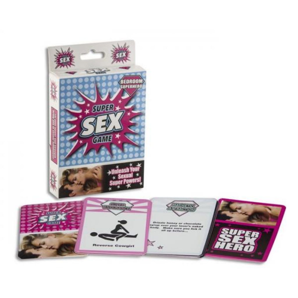 Super Sex Card Game Bedroom Superhero - Hot Games for Lovers