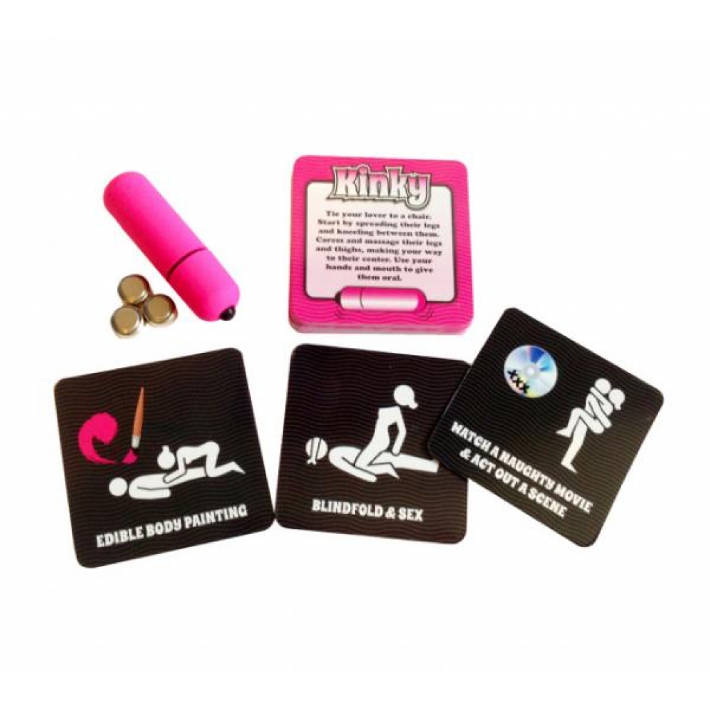 Kinky Vibrations Game with Bullet Vibrator - Hot Games for Lovers