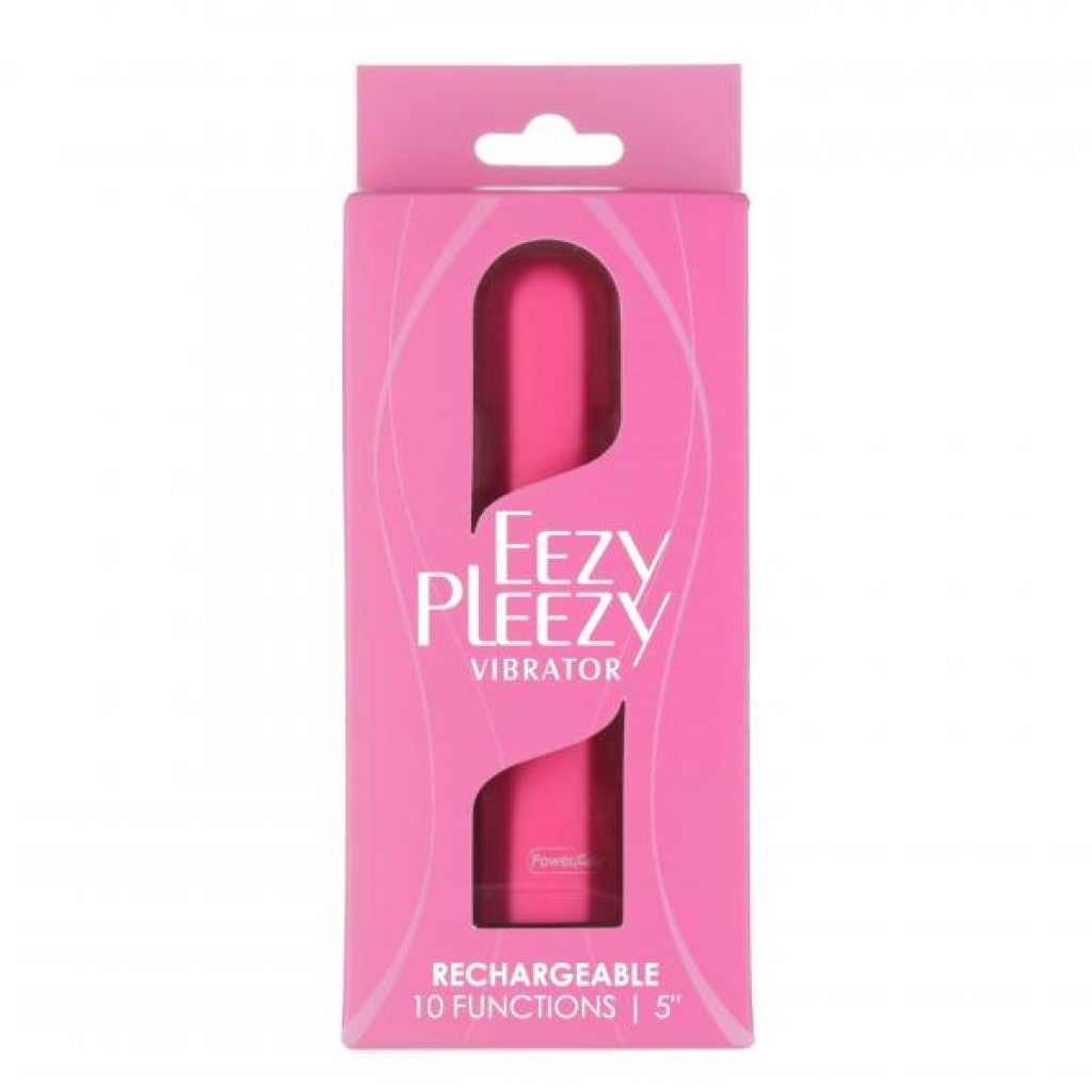 Powerbullet Eezy Pleezy 5 In Vibe Rechargeable Pink - Bullet Vibrators