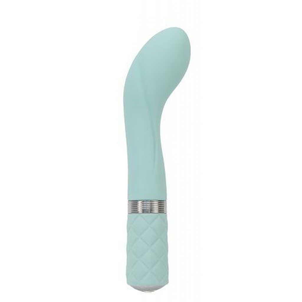 Pillow Talk Sassy G-Spot Vibe with Crystal Teal - G-Spot Vibrators