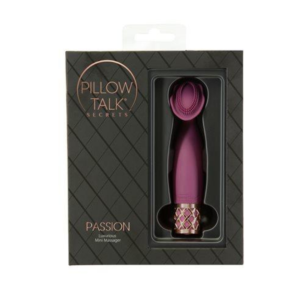 Pillow Talk Secrets Passion Massager Wine - Body Massagers