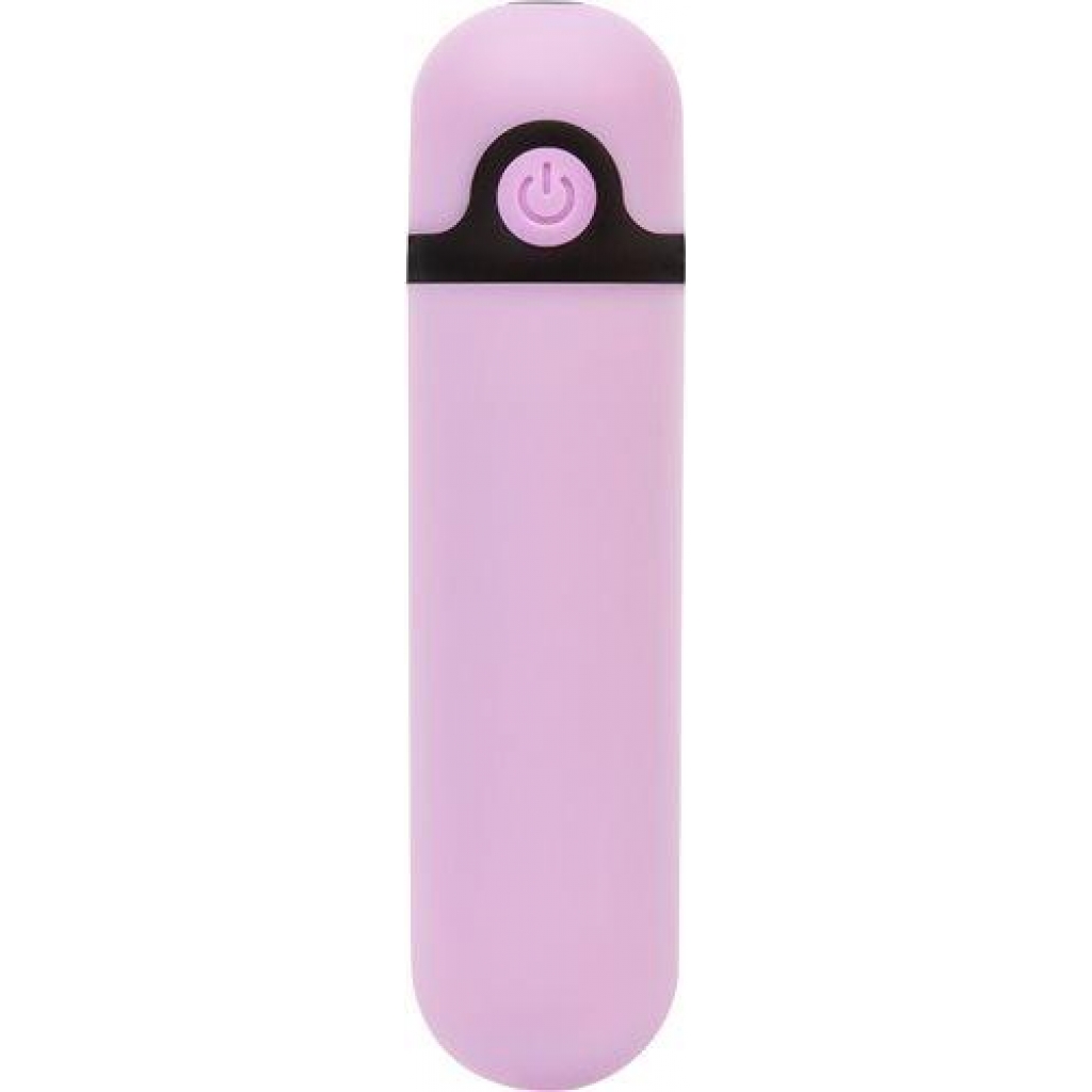 Simple & True Rechargeable Bullet Vibrator Purple - Bullet Vibrators