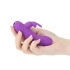 Power Bullet Alices Bunny 4in 10 Function Bullet Purple - Bullet Vibrators