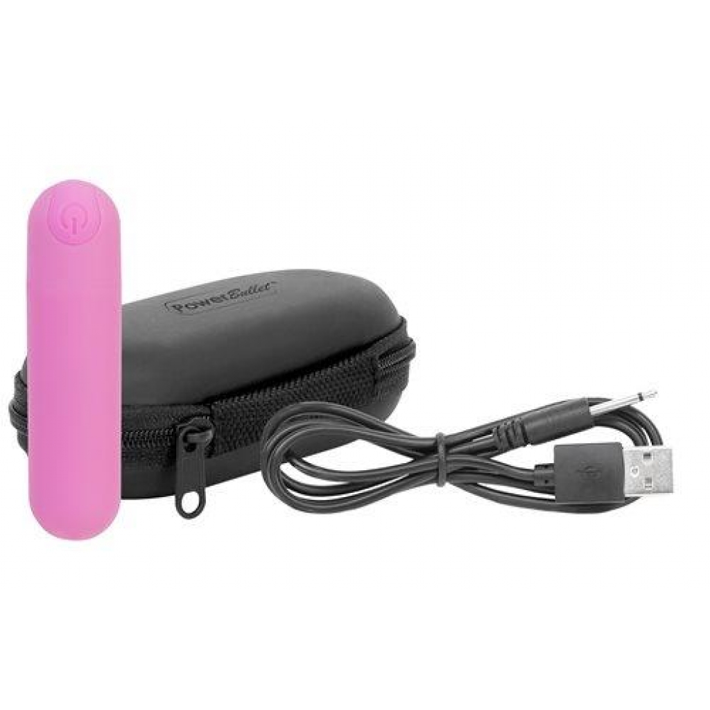 Essential Power Bullet Vibrator: Rechargeable Pink Pleasure