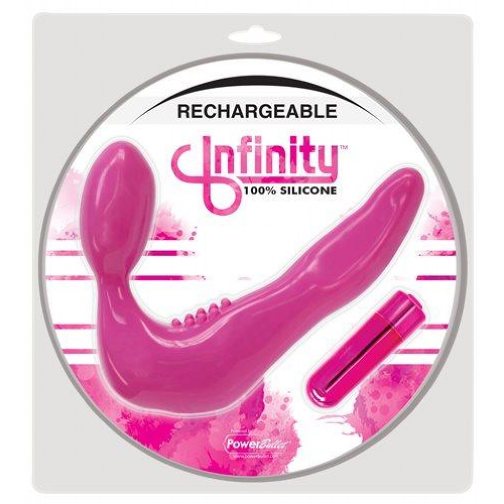 Rechargeable Infinity Pink - Strapless Strap-ons