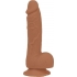 Addiction 100% Silicone Steven 7.5in Caramel - Realistic Dildos & Dongs