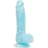 Addiction Luke 7.5 inches Blue Glow In The Dark Dildo - Realistic Dildos & Dongs