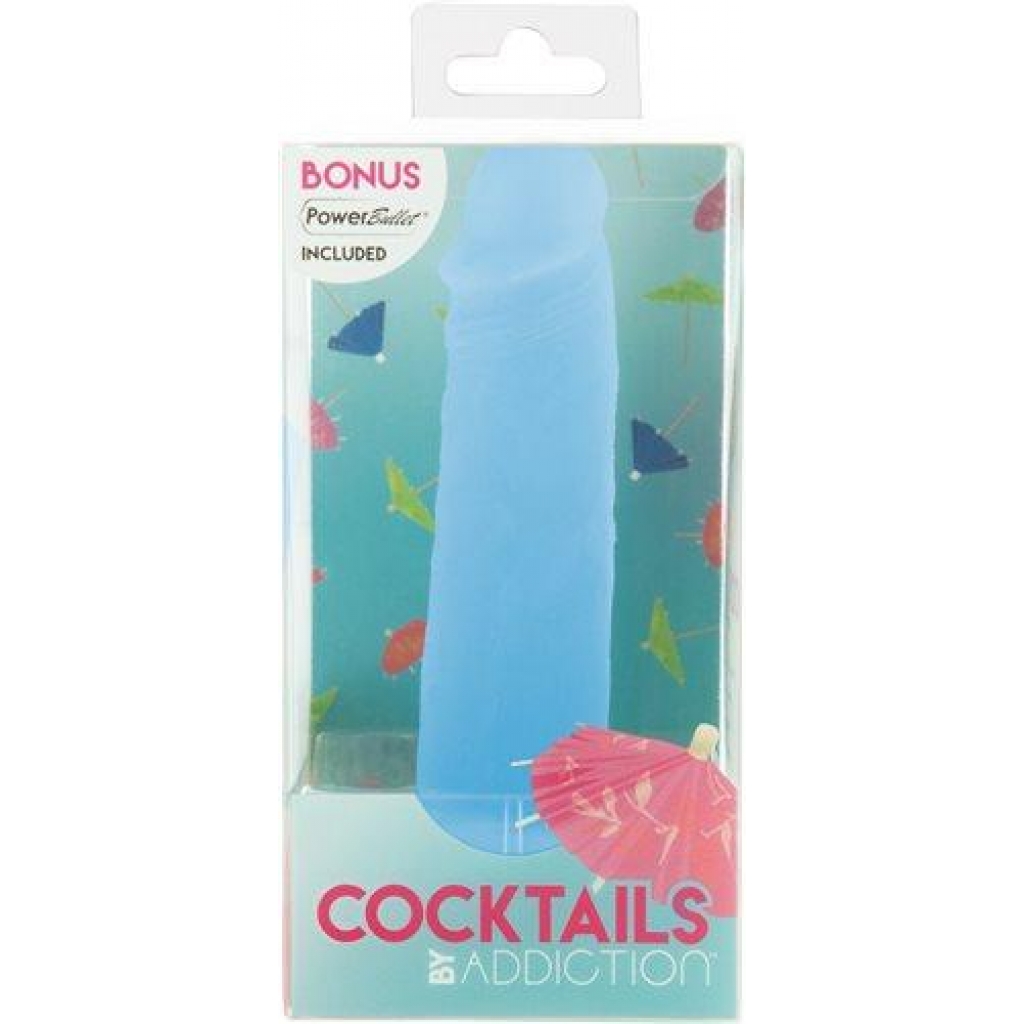 Addiction Cocktails 5.5 Silicone Dong - Blue Lagoon